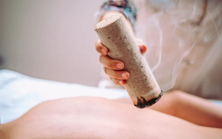 moxibustion therapy