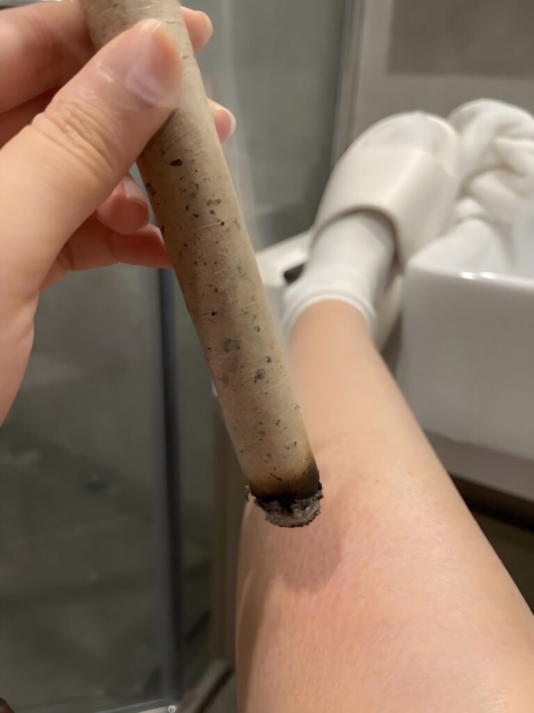 how to use moxibustion sticks