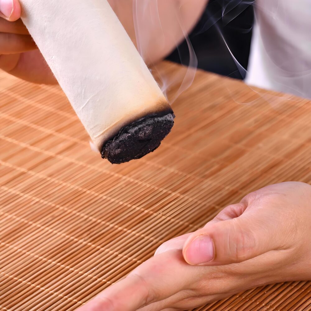 why hot water bag cannot replace moxibustion