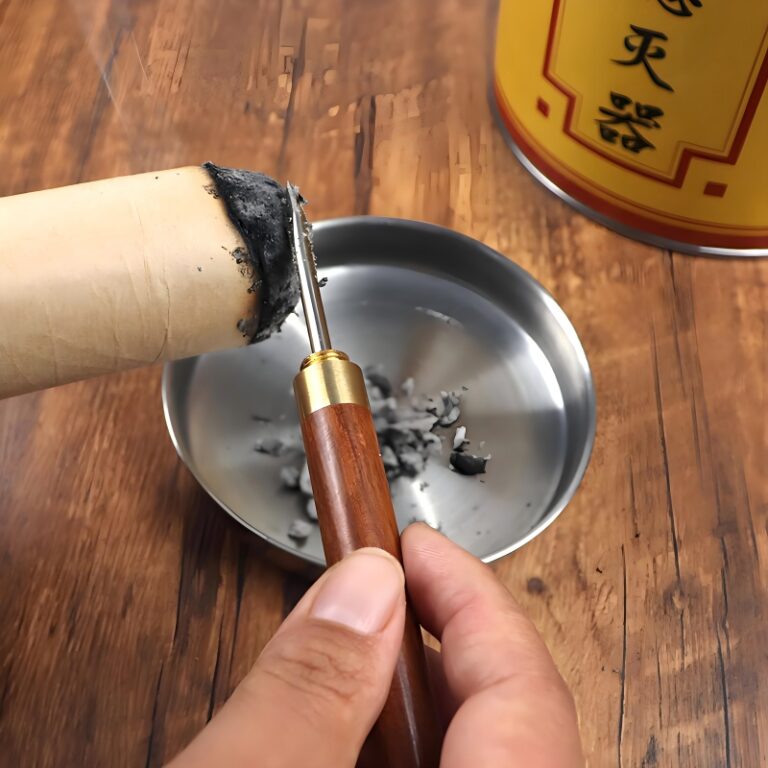 how to use moxibustion sticks
